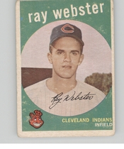 1959 Topps Base Set #531 Ray Webster
