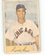 1954 Bowman Base Set #214 Ferris Fain