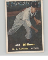 1957 Topps Base Set #132 Art Ditmar