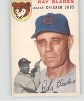 1954 Topps Base Set #243 Ray Blades
