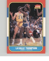 1986 Fleer Base Set #110 LaSalle Thompson