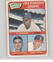 1965 Topps Base Set #11 Al Downing|Dean Chance|Pascual