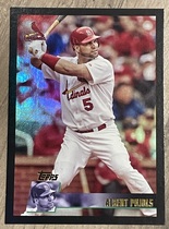 2025 Topps Archives Black Foilboard #193 Albert Pujols