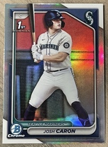 2024 Bowman Chrome Draft Refractor #BDC-155 Josh Caron