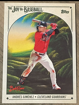 2023 Topps X Bob Ross #51 Andres Gimenez
