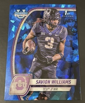 2024 Bowman Chrome University Sapphire Edition #160 Savion Williams