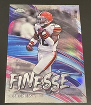 2024 Topps Chrome Finesse Refractor #F-24 Josh Cribbs