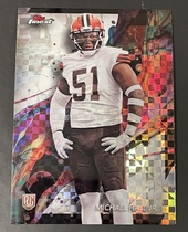 2024 Finest Checkerboard Refractor #75 Michael Hall Jr.