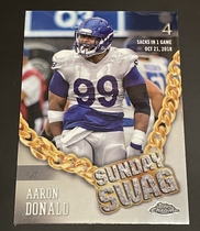 2024 Topps Chrome Sunday Swag #SS-25 Aaron Donald