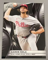 2025 Topps Chrome Black #76 Aaron Nola