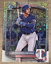 2025 Bowman Chrome Prospects Mini Diamond Refractor #BCP-72 Paulino Santana