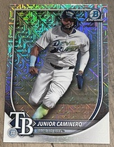 2025 Bowman Chrome Mega Box (Mojo Refractor) (CMP039) #80 Junior Caminero