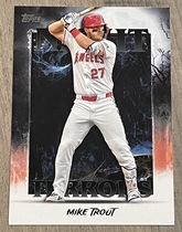 2025 Topps Update Night Terrors #NT-10 Mike Trout