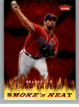 2006 Fleer Smoke n Heat #SH8 John Smoltz