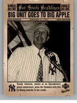 2006 Upper Deck First Pitch Hot Stove Headlines #HS-17 Randy Johnson