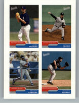 2004 Topps Bazooka 4 on 1 Sticker #17 Roberto Alamar|Orlando Cabrera|Esteban Loaiza|Javier Vazquez