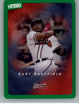 2003 Upper Deck Victory Parallel 1 Green #12 Gary Sheffield