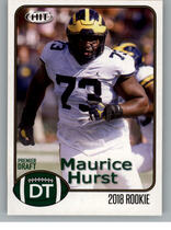 2018 SAGE Hit Premier Draft High Series #79 Maurice Hurst