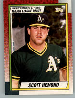 1990 Topps Debut 89 #54 Scott Hemond