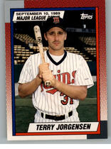 1990 Topps Debut 89 #64 Terry Jorgensen