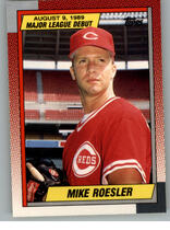 1990 Topps Debut 89 #104 Mike Roesler