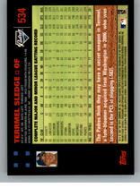 2007 Topps Red Letters Series 2 #534 Terrmel Sledge