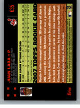 2007 Topps Red Letters Series 2 #635 Juan Lara