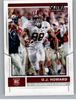 2017 Score Base Set #341 O.J. Howard