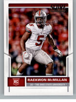 2017 Score Base Set #440 Raekwon Mcmillan