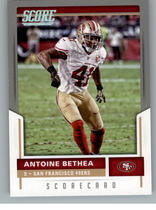 2017 Score Scorecard #22 Antoine Bethea