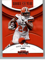 2018 Panini Contenders Rookie of the Year Contenders #12 Nick Chubb