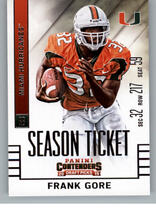 2015 Panini Contenders Draft Picks #41 Frank Gore