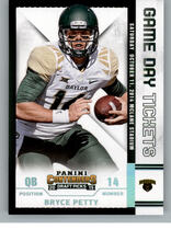 2015 Panini Contenders Draft Picks Game Day Tickets #7 Bryce Petty