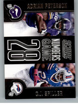 2014 Score Numbers Game #NG31 Adrian Peterson|C.J. Spiller