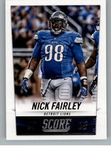 2014 Score Base Set #79 Nick Fairley