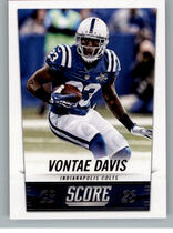 2014 Score Base Set #100 Vontae Davis