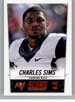 2014 Score Base Set #350 Charles Sims