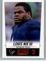 2014 Score Base Set #401 Louis Nix