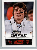 2014 Score Base Set #436 Troy Niklas