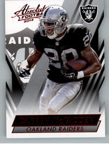 2014 Panini Absolute Retail Red #78 Darren Mcfadden