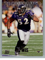 2011 Topps Rising Rookies Playmaker #PRL Ray Lewis