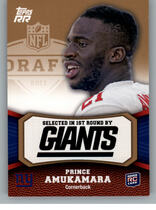 2011 Topps Rising Rookies Gold #114 Prince Amukamara