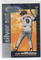 1995 Upper Deck Collectors Choice Crash the Game Silver Set Exchange #20 Matt Williams