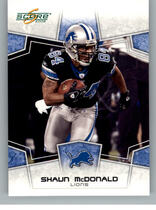 2008 Score Base Set #99 Shaun McDonald