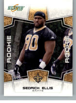 2008 Score Base Set #337 Sedrick Ellis