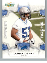 2008 Score Base Set #366 Jordon Dizon