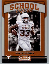 2017 Panini Contenders Draft Picks School Colors #20 Donta Foreman