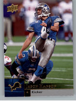 2009 Upper Deck Base Set #68 Jason Hanson