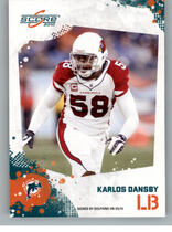 2010 Score Base Set #5 Karlos Dansby