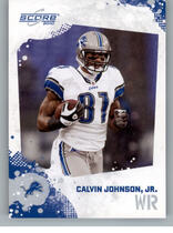2010 Score Base Set #95 Calvin Johnson